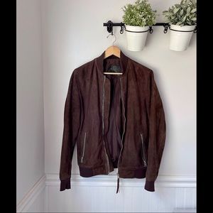 ALLSAINTS XS Leather Bomber